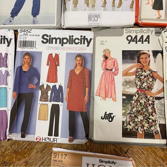 Lot Of 10 Vintage Sewing Patterns Simplicity And Simplicity Home - Picture 8 of 8